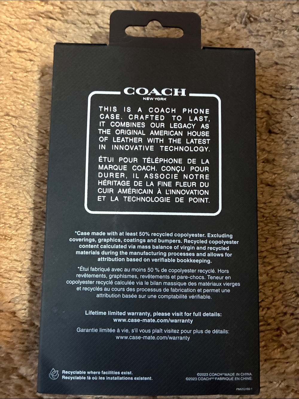 Coach Black Branded Phone Case Box - Picture 3 of 11